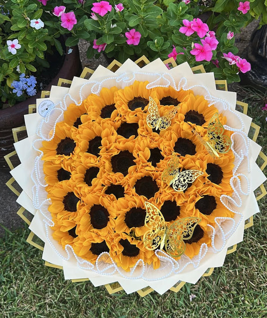 Ramo Girasol Mariposa