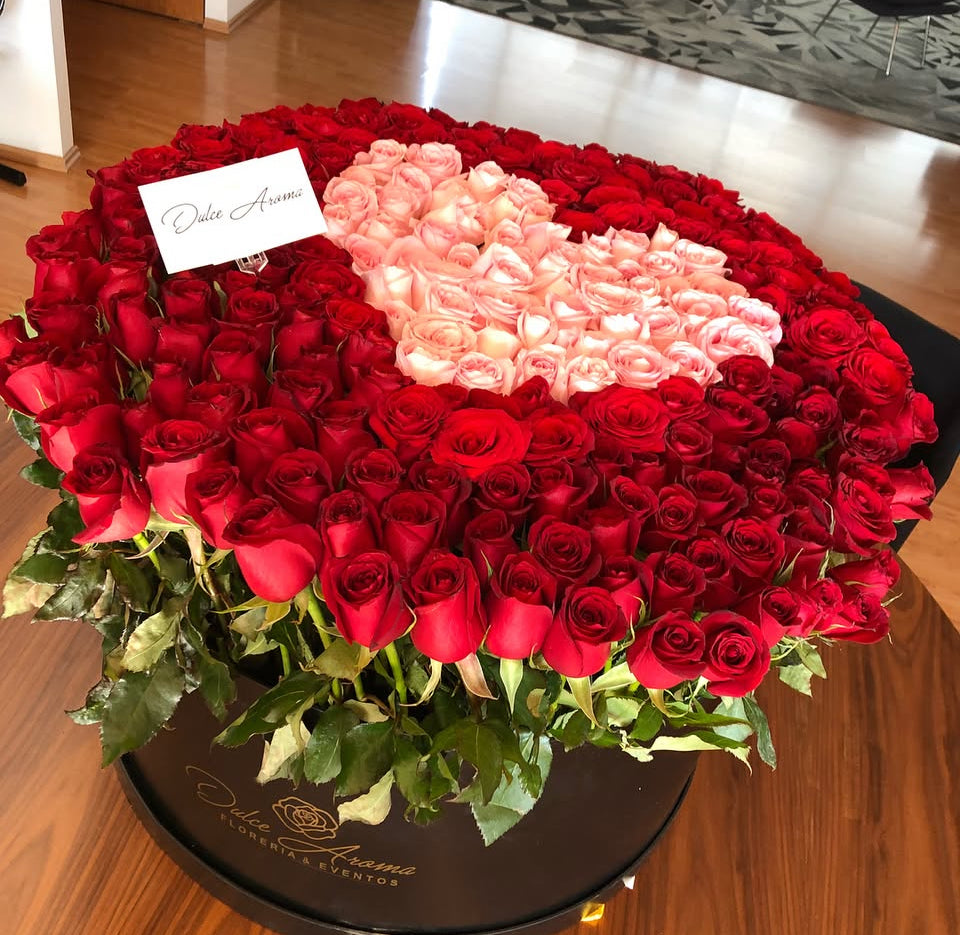 Caja Circular Jardin LOVE
