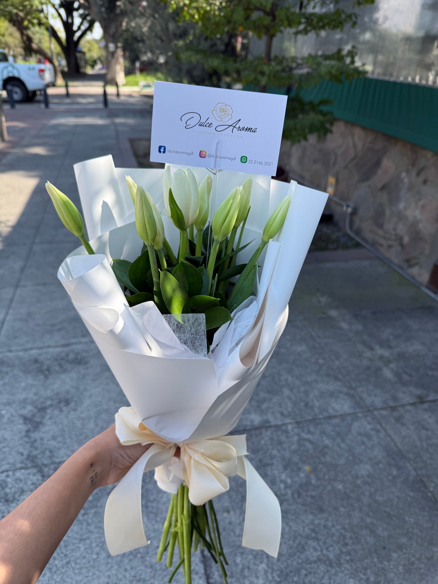 Ramo Tulipanes Blancos SV