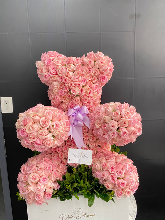 Oso 400 rosas