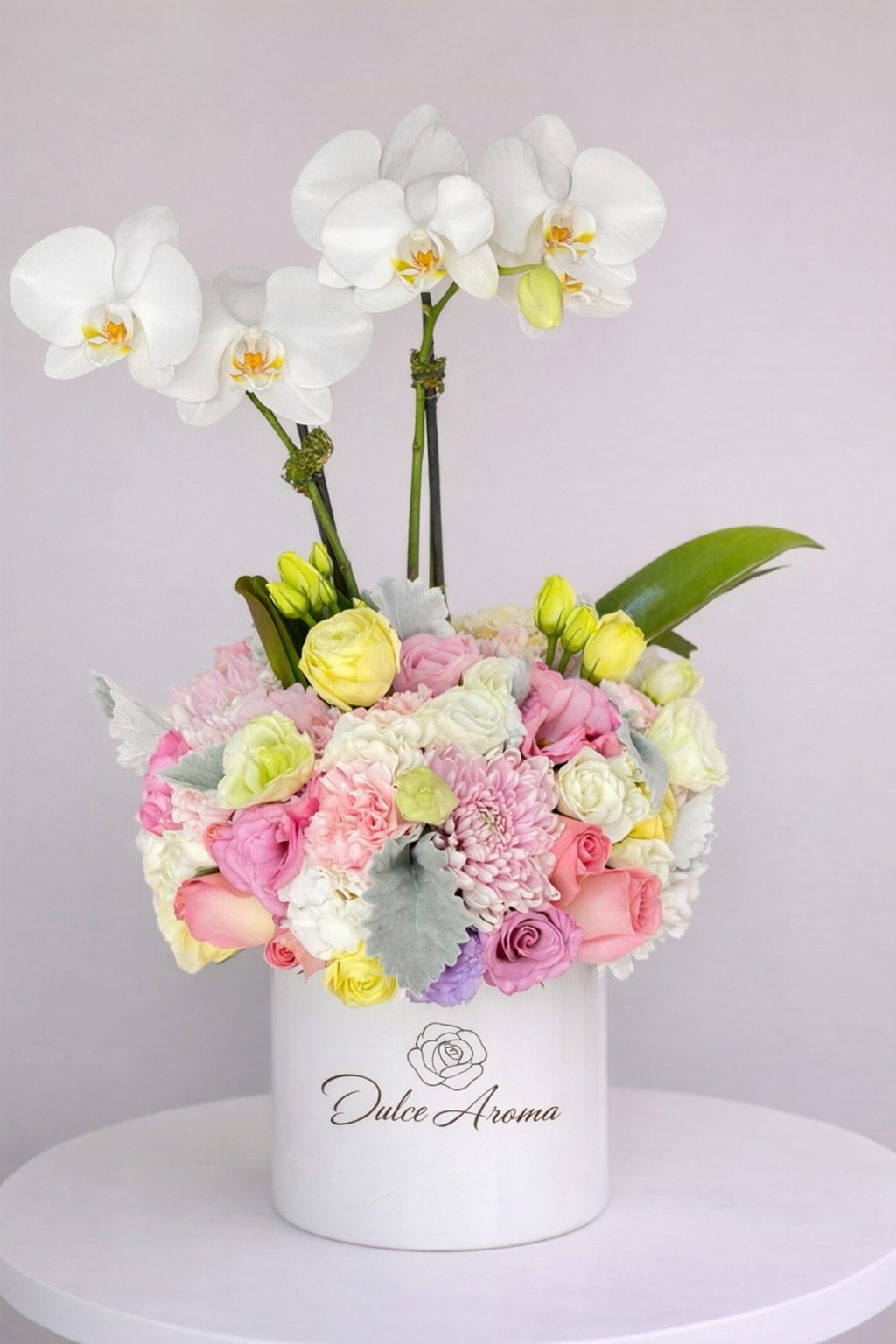 Cilindro orquídea y mix