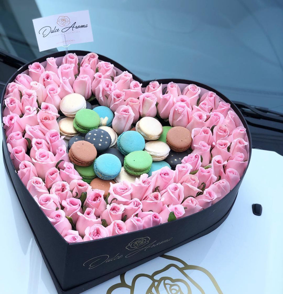 Corazón Grande Macarrón