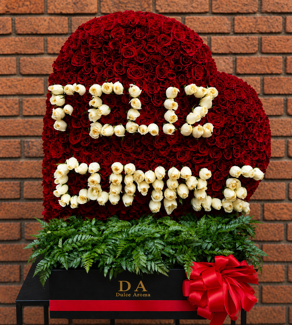 Corazón 400 rosas