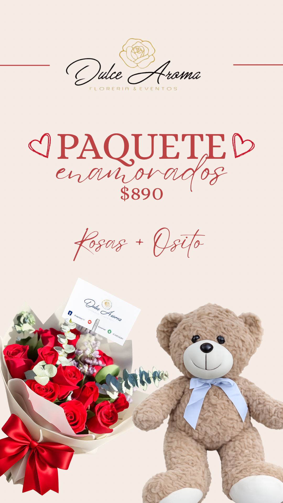 Paquete Enamorados Caqui