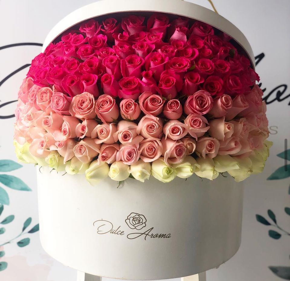Media esfera de rosas (300)