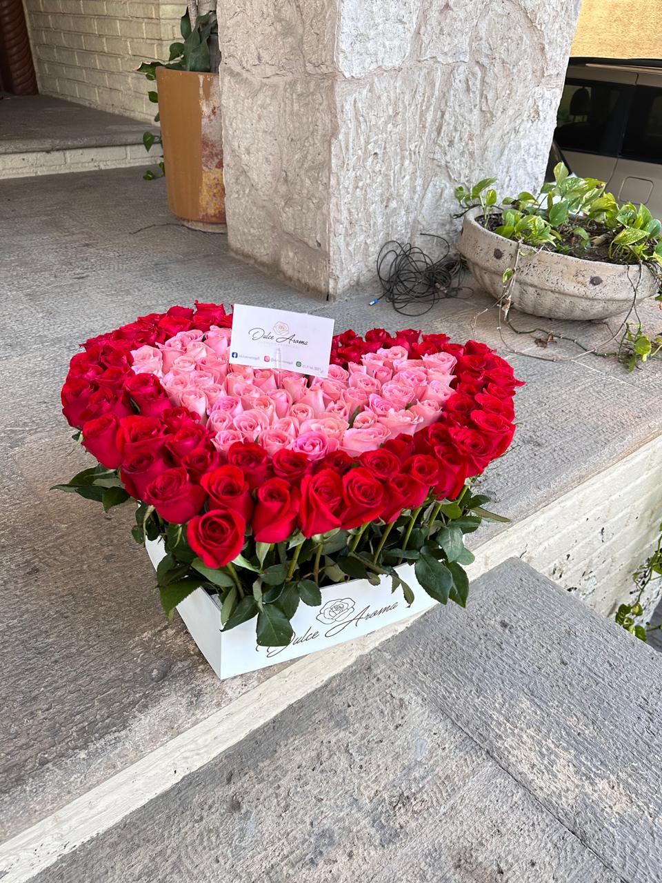 Corazón Jardín Mediano