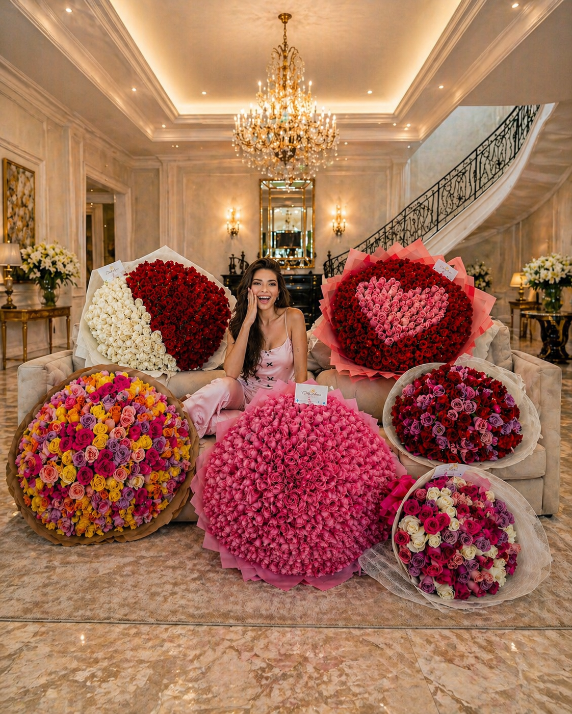 Ramos de rosas