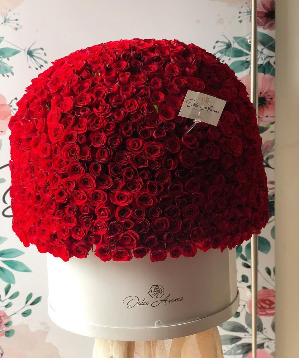 Esfera 1000 rosas