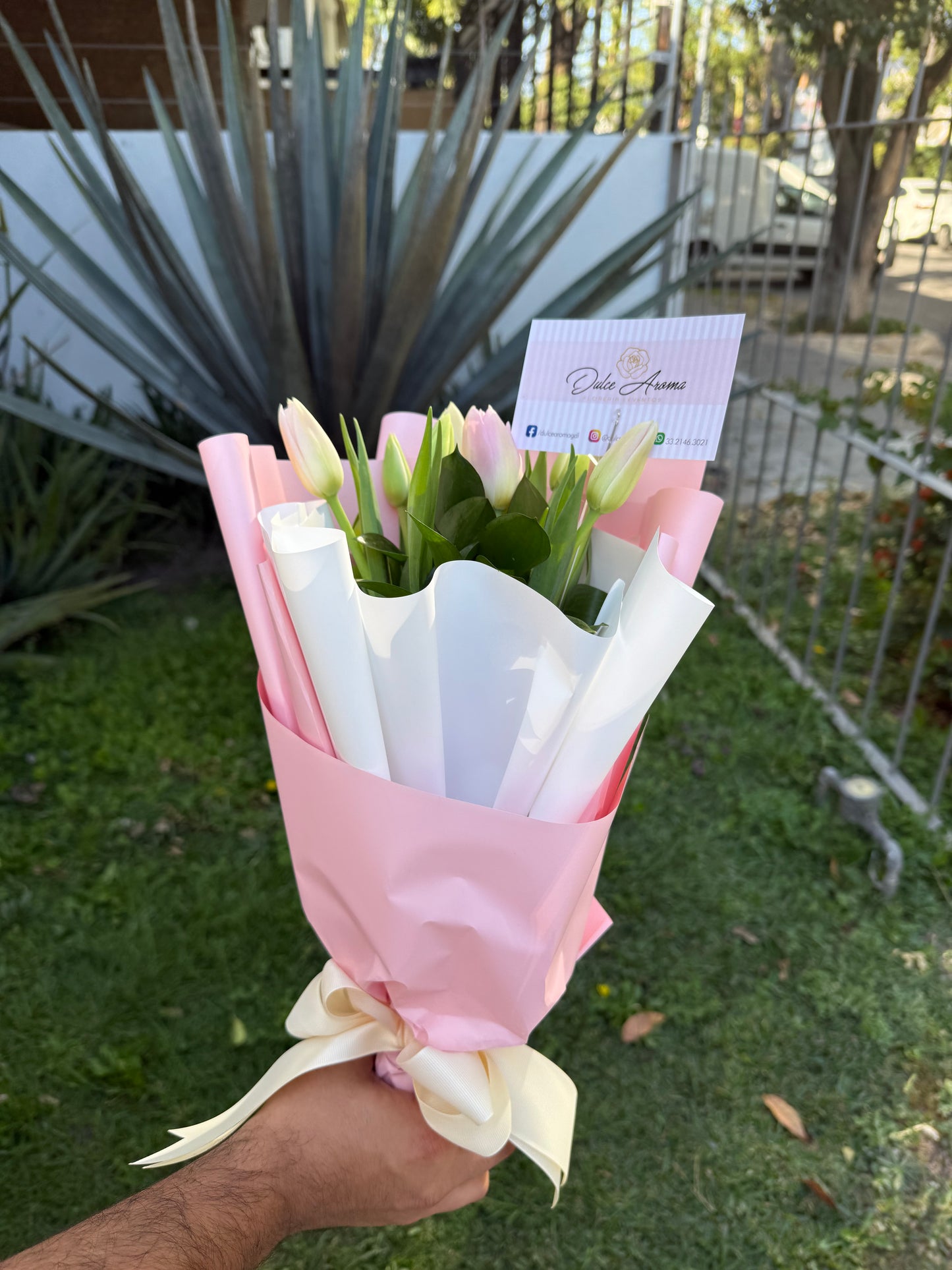 Ramo Tulipanes Rosas