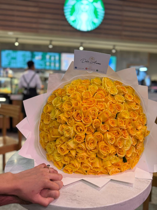 Ramo 100 Rosas Amarillas