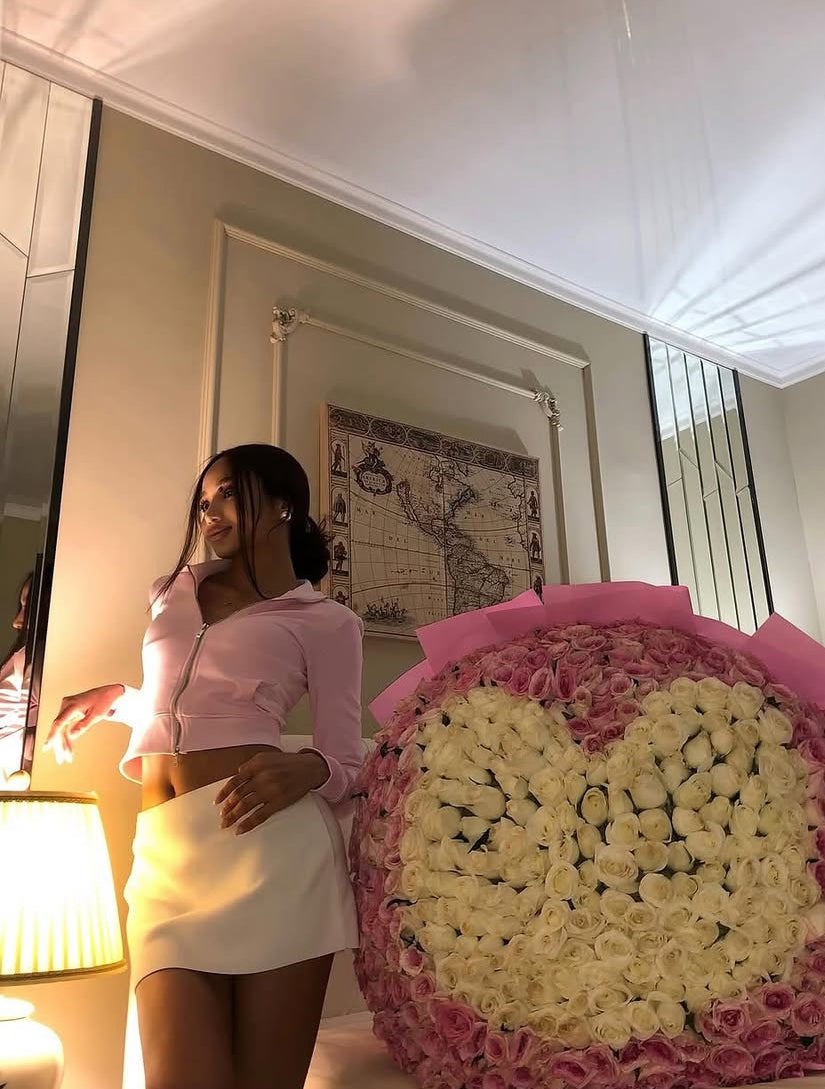 Ramo corazón 500 rosas