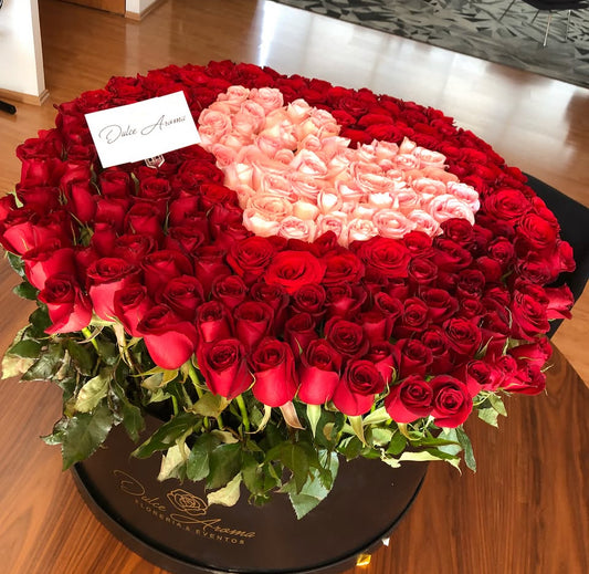 Caja Circular Jardin LOVE