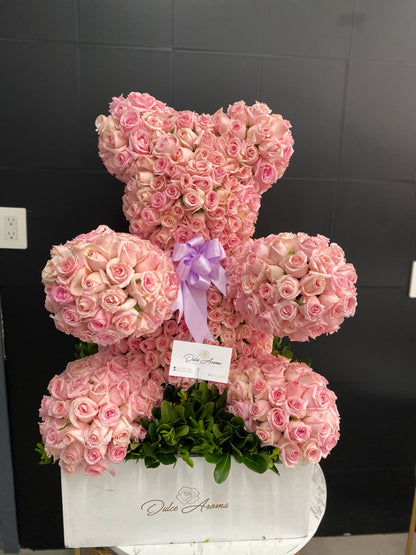 Oso 400 rosas