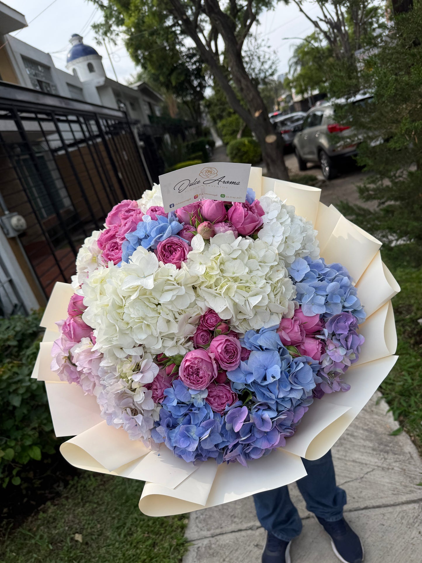 Ramo Encanto de Hortensias