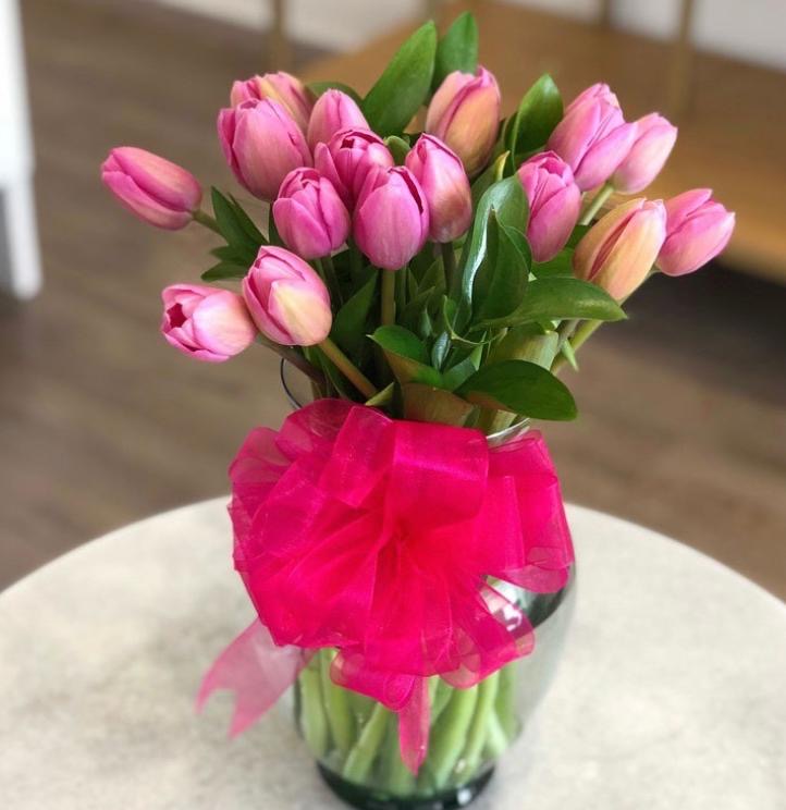 Florero 20 Tulipanes Pink