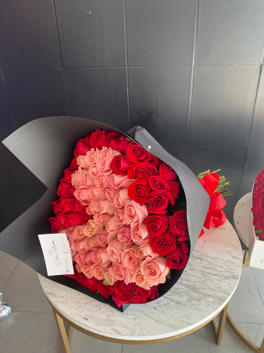 Ramo 100 Rosas LOVE