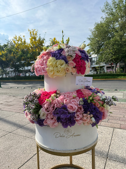 Diseño pastel alegría floral