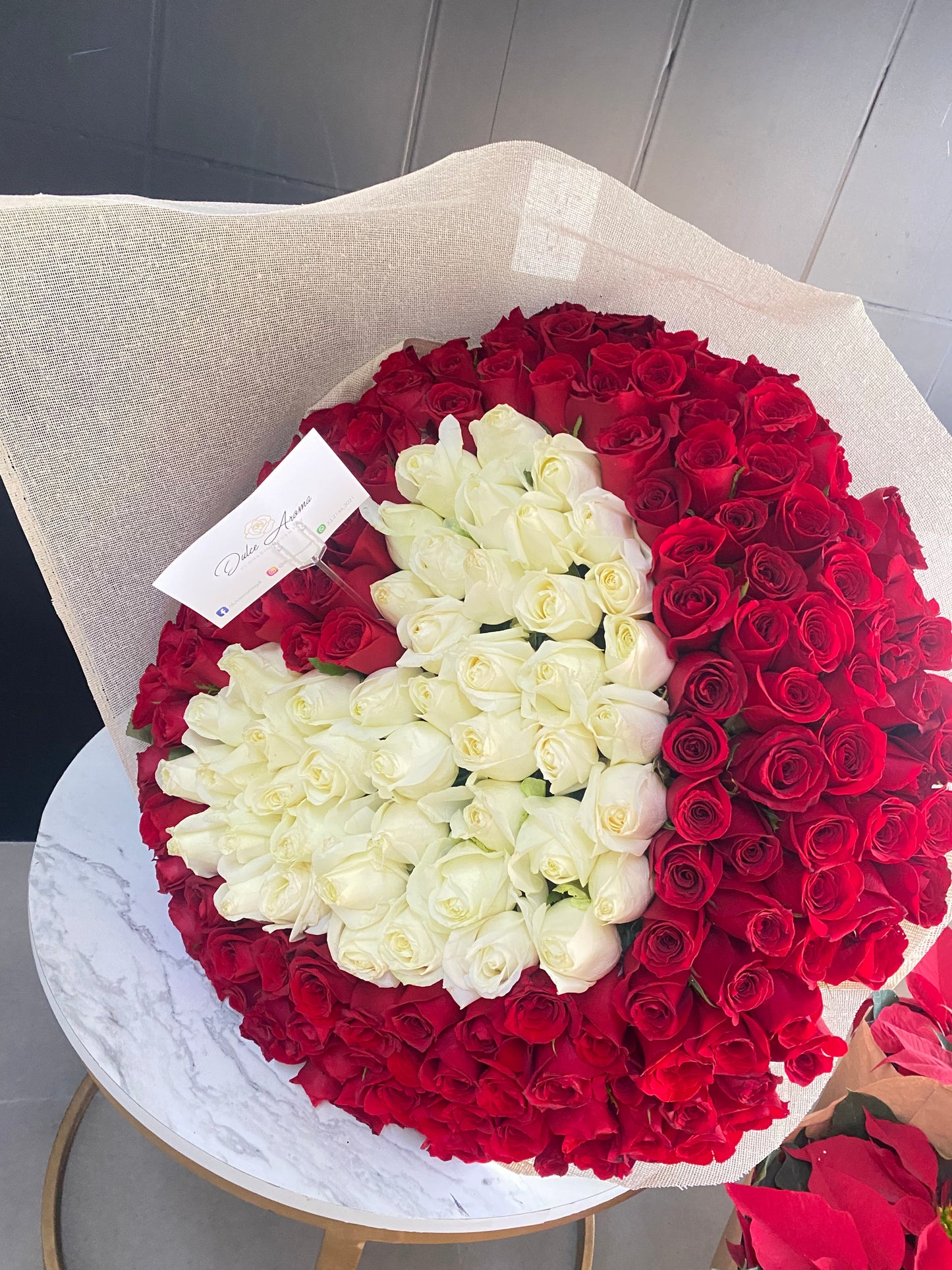 Ramo corazón 150 rosas