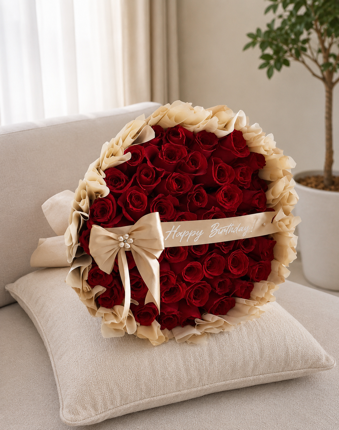 Ramo 100 rosas Deluxe PROMO