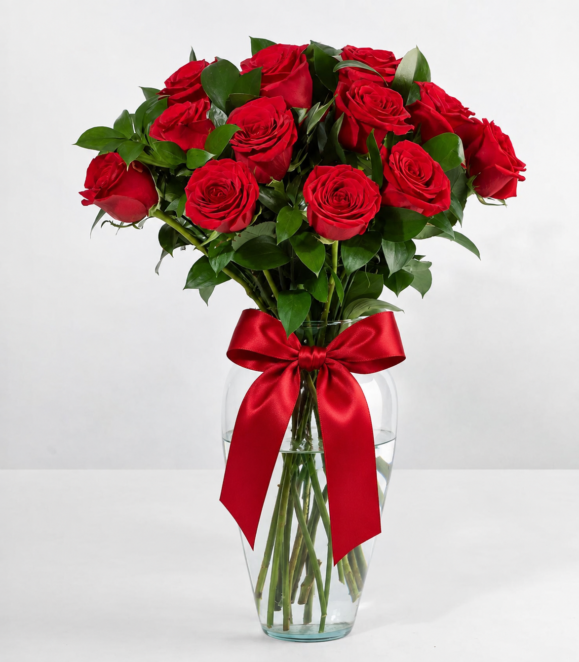 Florero 12 rosas