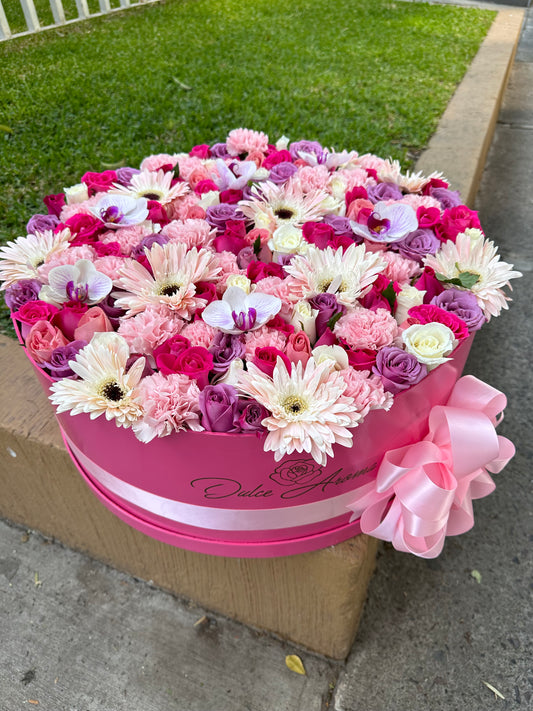 Caja Pave rosa