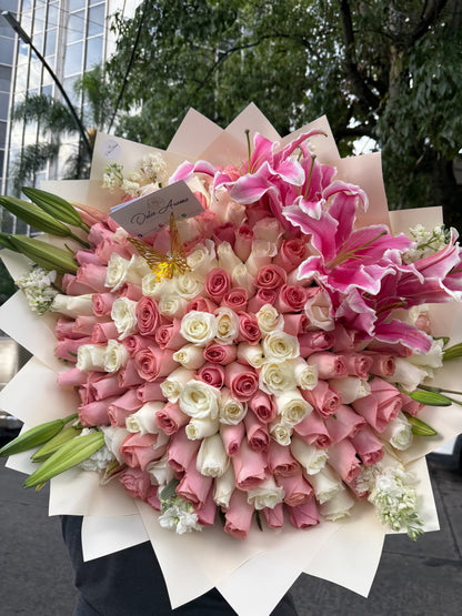 Ramo 150 Rosas y Lilis