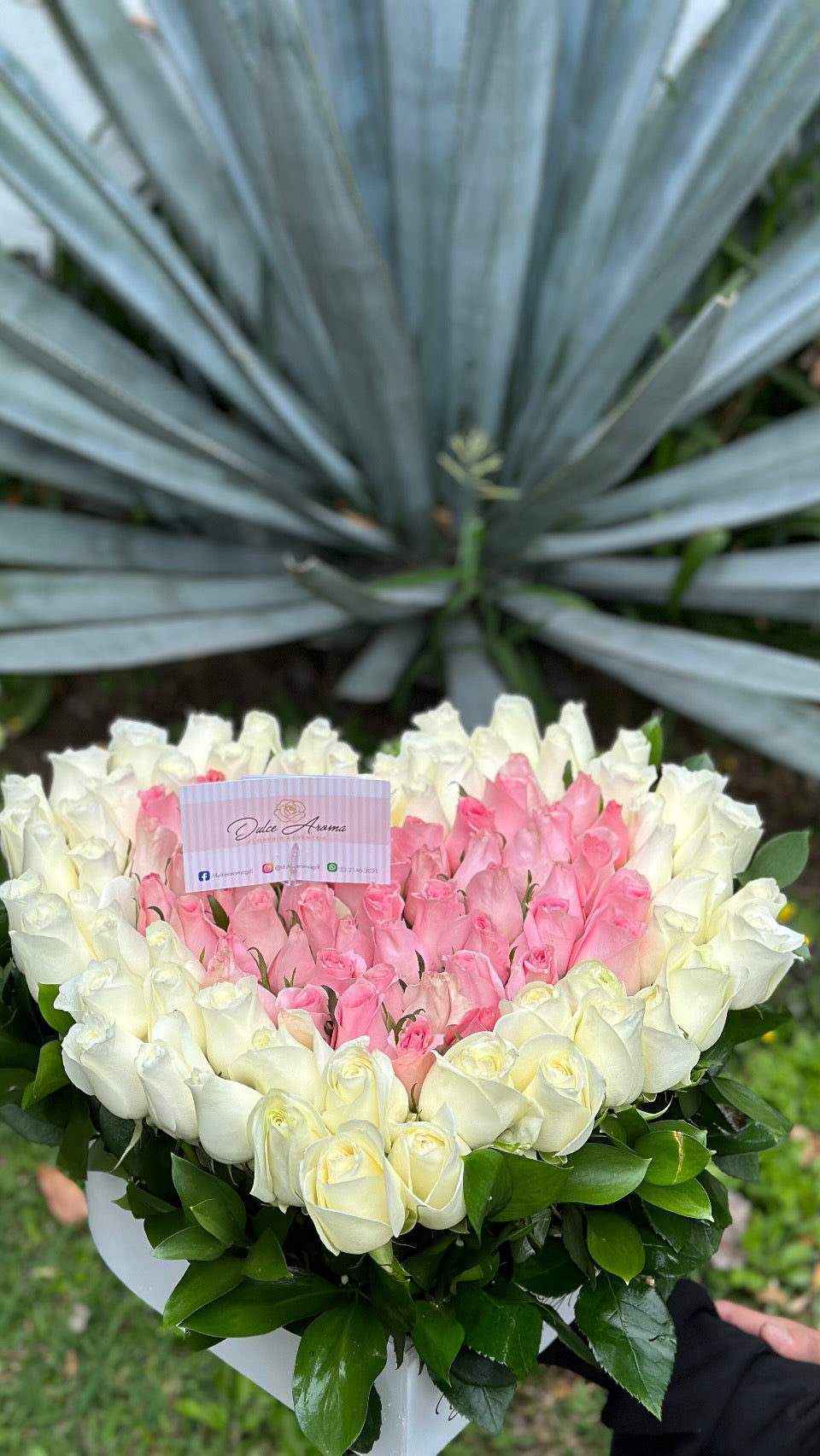 Corazón Jardín mediano