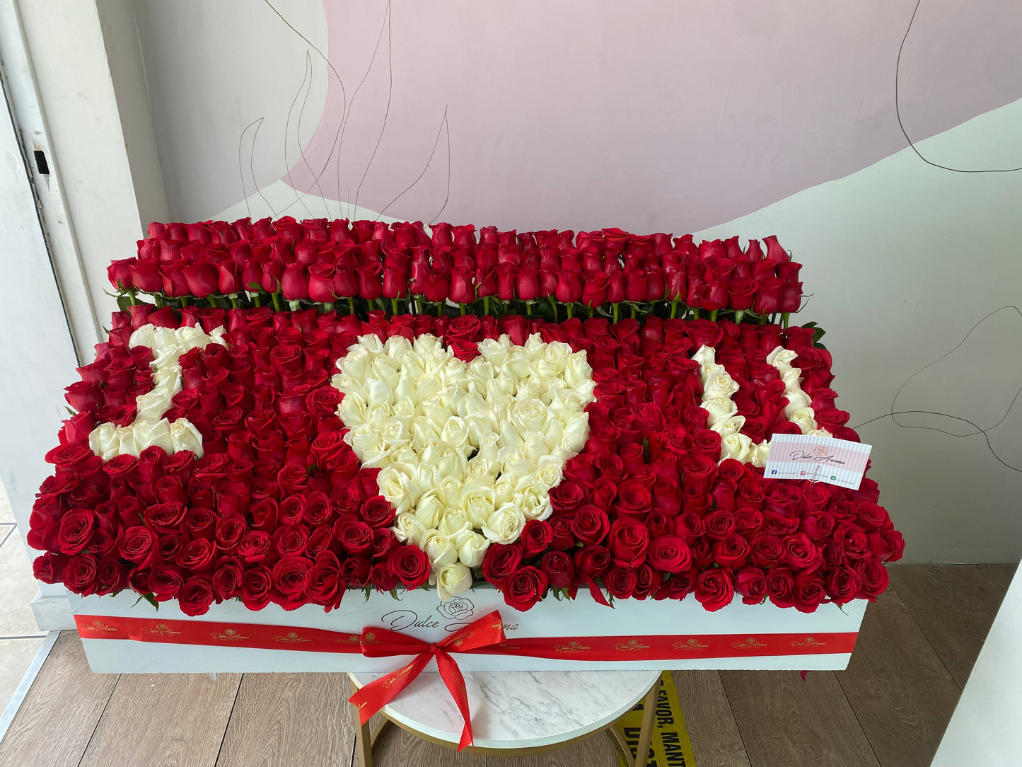 Caja letras I love U