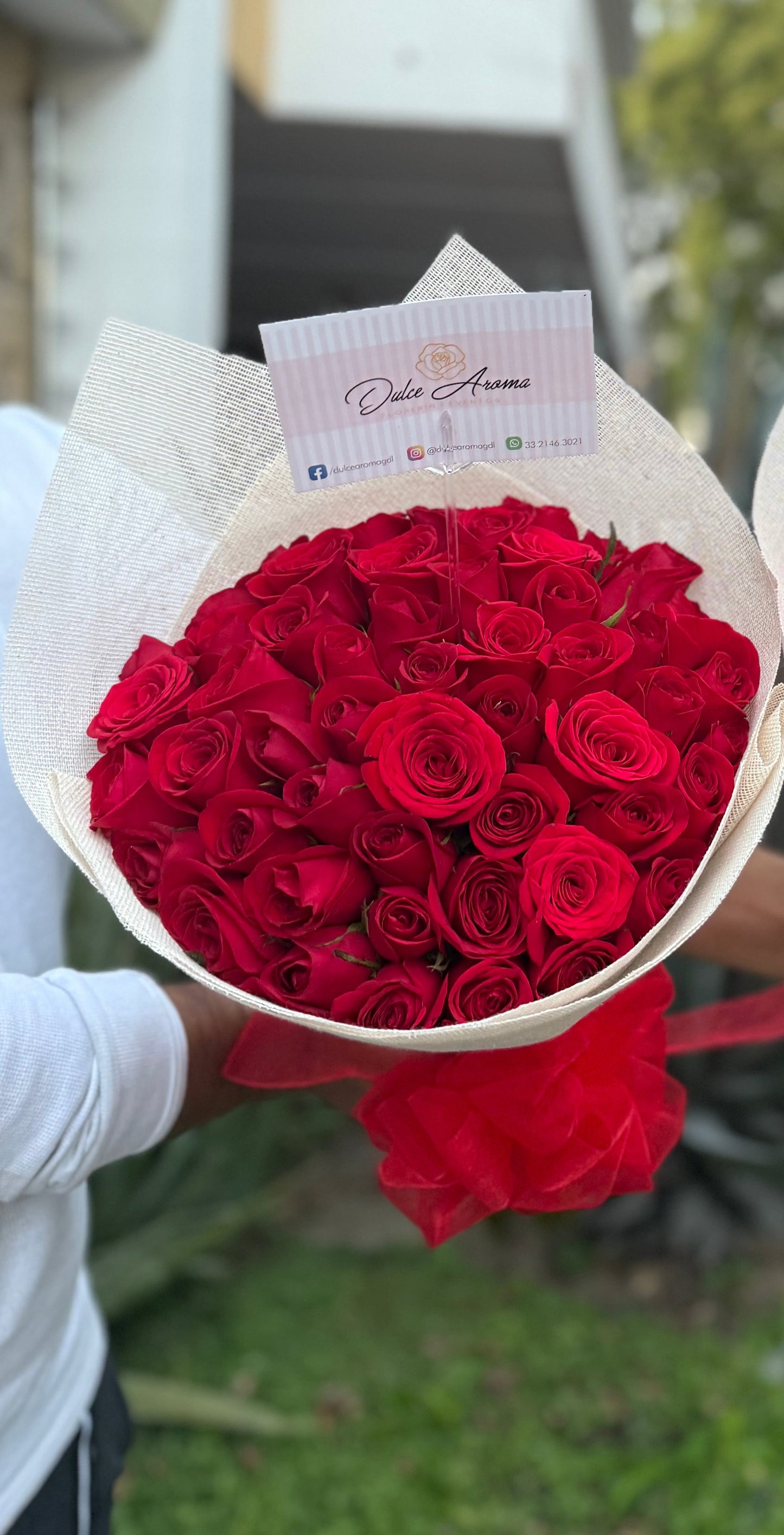 Promoción 50 rosas rojas