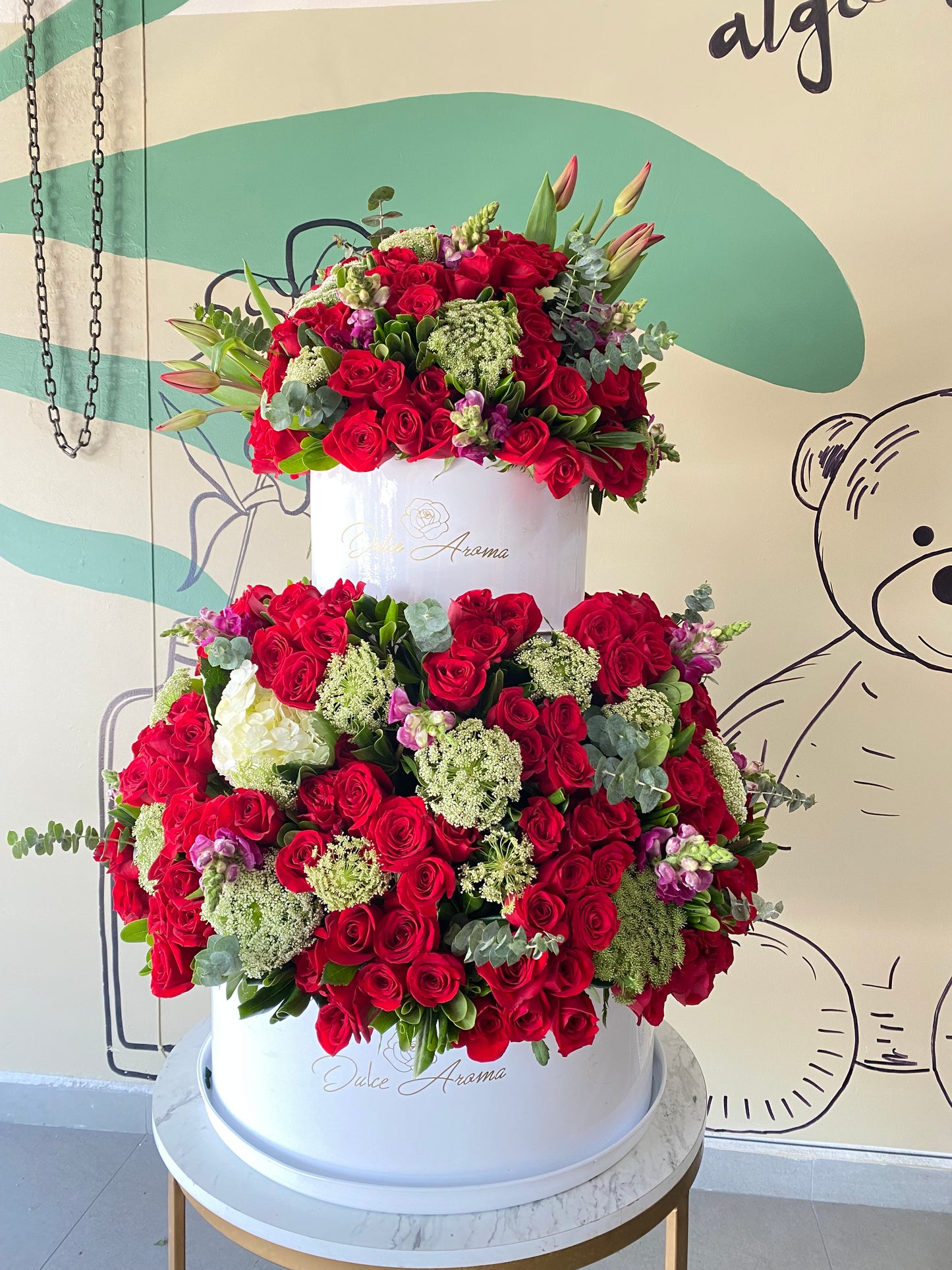 Caja Circular Doble Altura