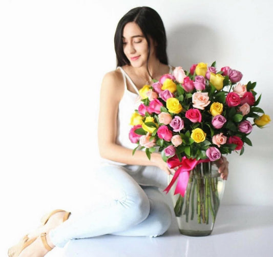 Florero Rosal