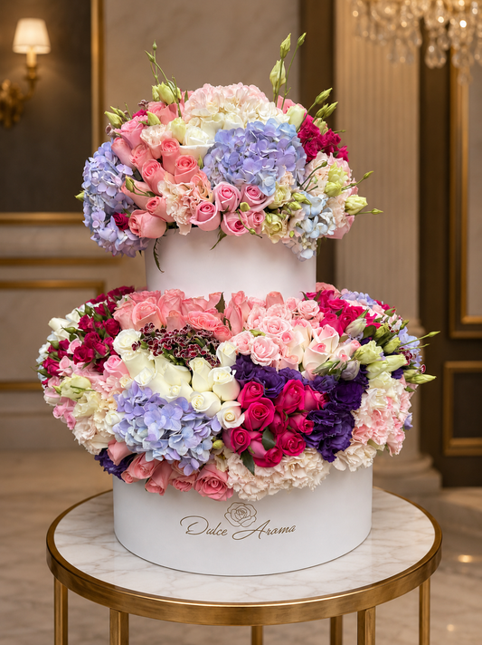 Diseño pastel alegría floral