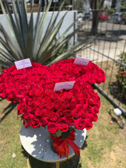 Florero 100 rosas