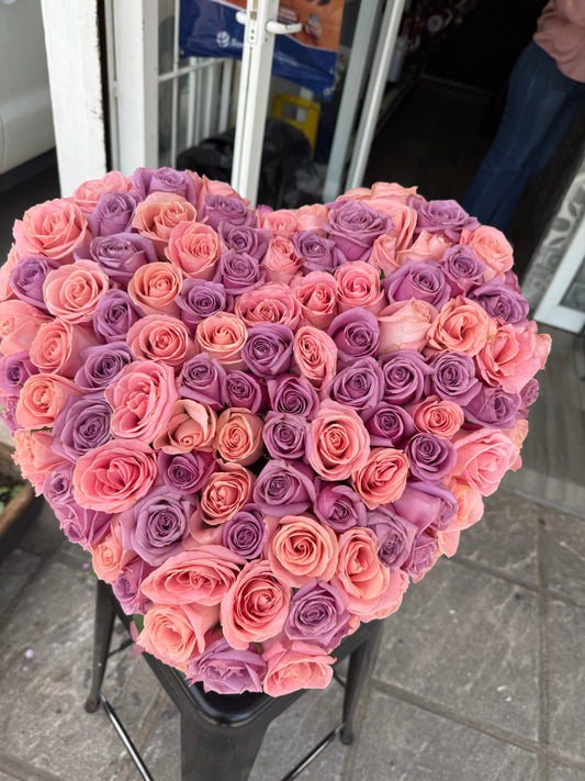 Ramo en forma de corazón chico