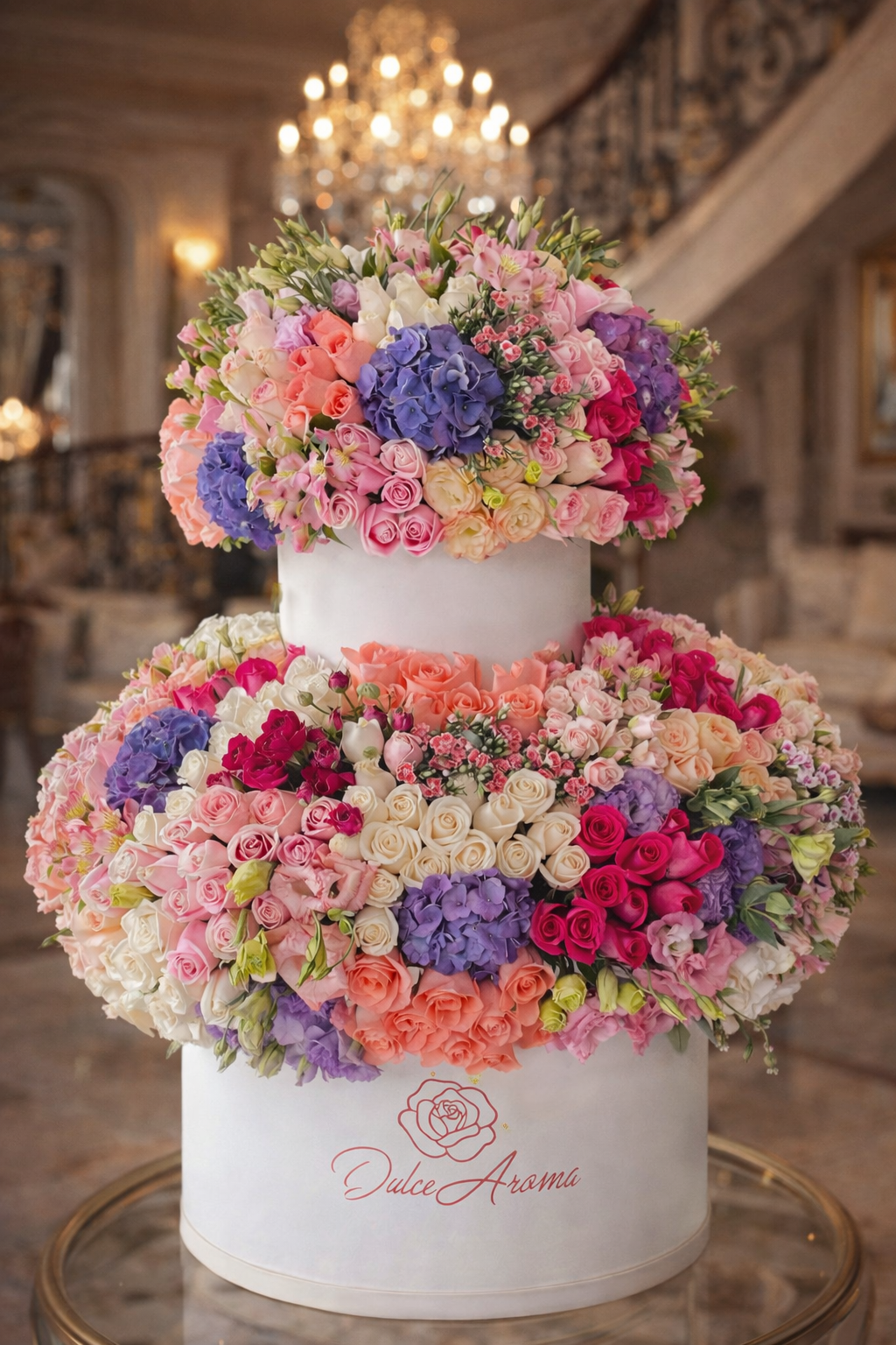 Diseño pastel alegría floral