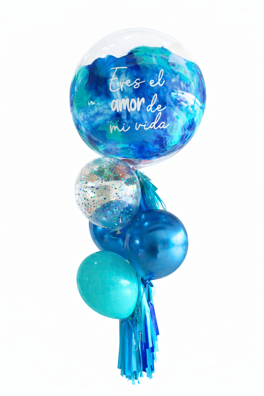 Arreglo Maxi Globos Blue