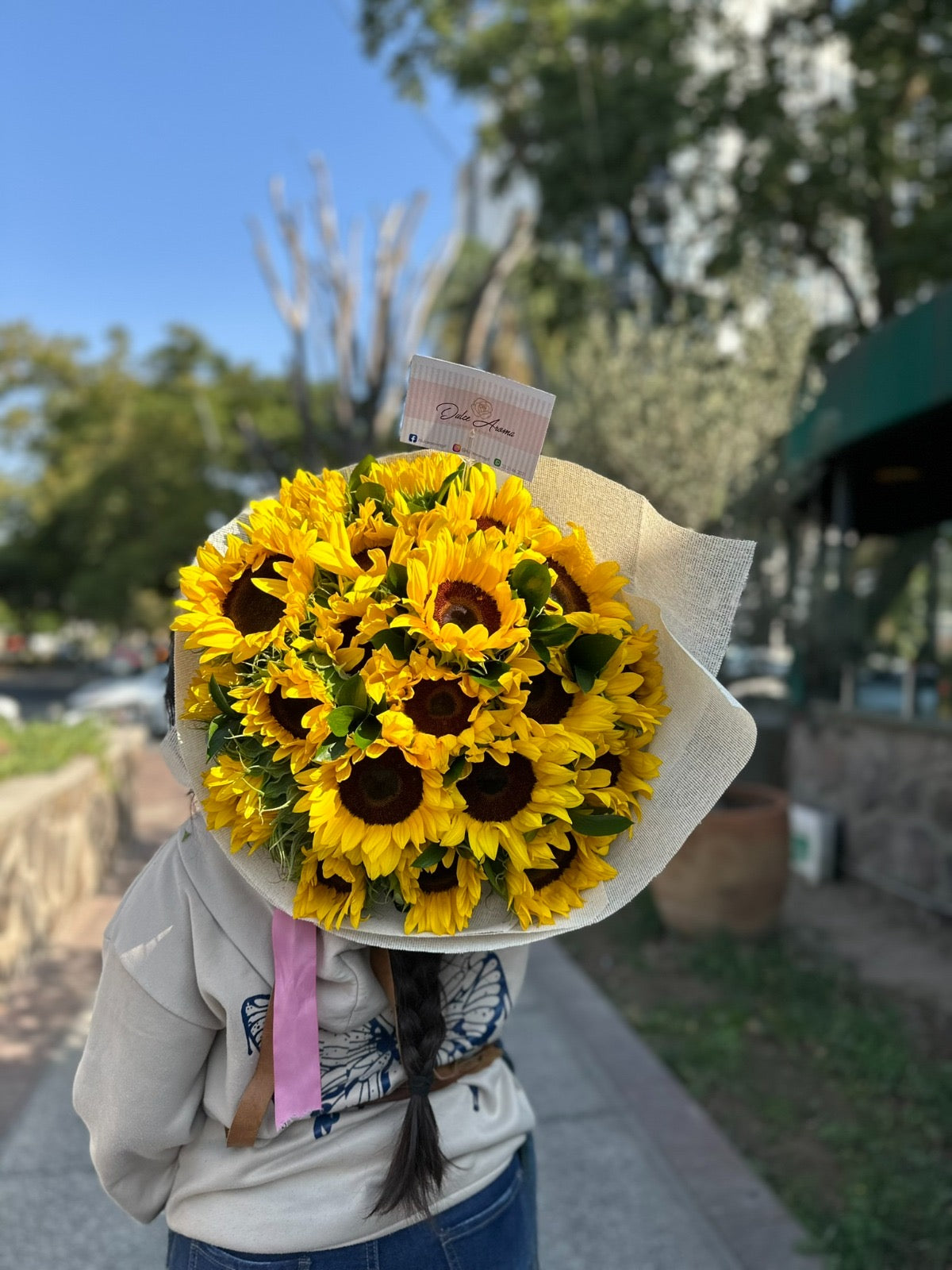 Ramo Girasoles (20) "FLORES AMARILLAS"