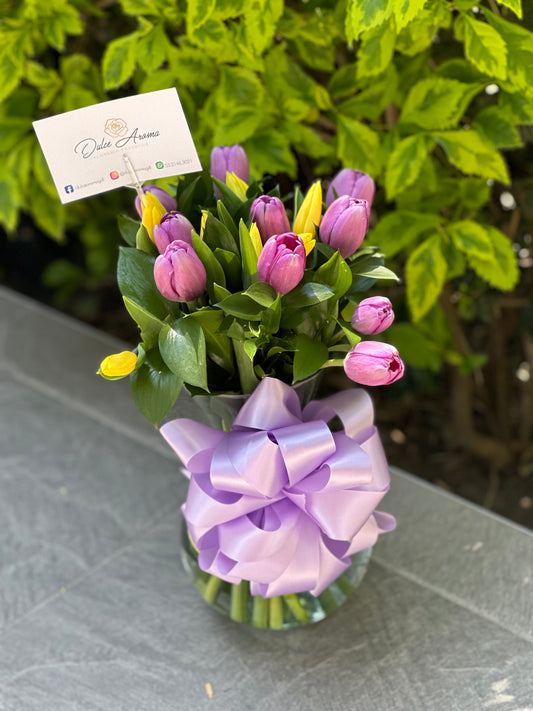 Florero Tulipanes