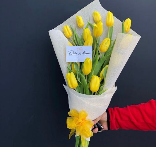 Ramo 20 Tulipanes Amarillos
