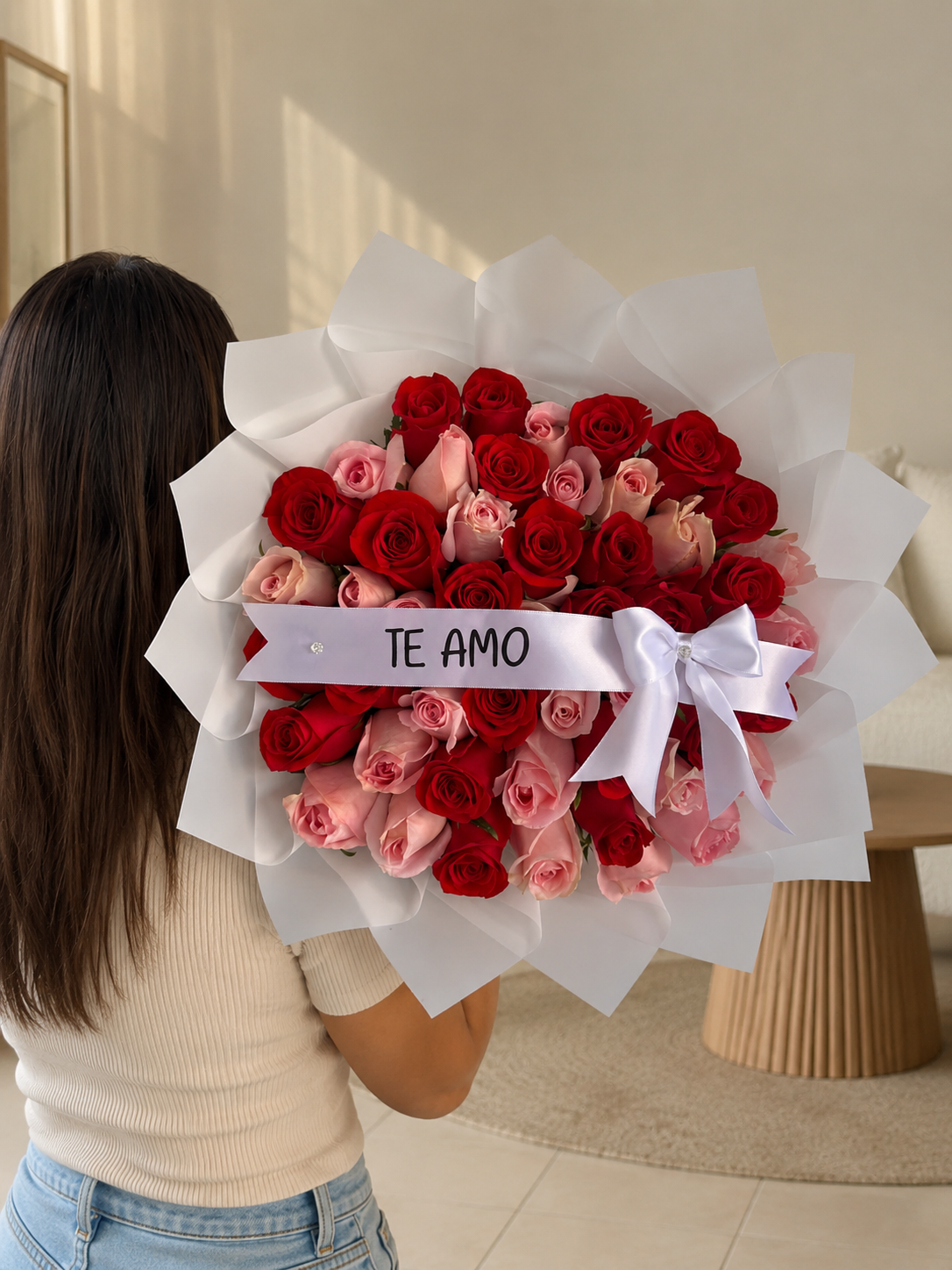Ramo 50 rosas (personalizado)