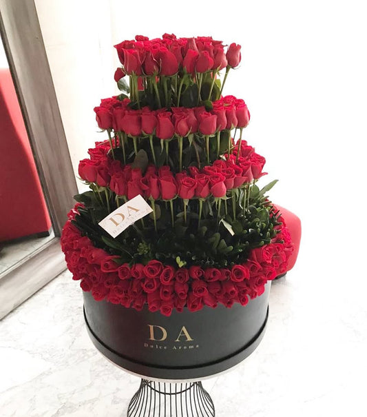 Pastel Red 300 Rosas