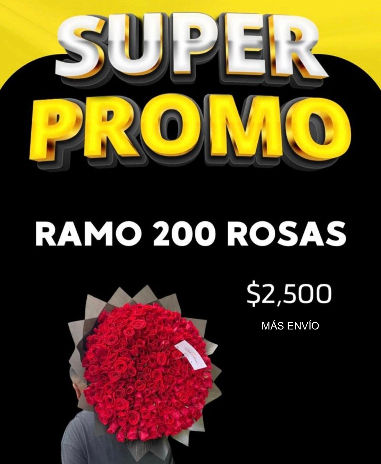 Promoción Especial 200 Rosas