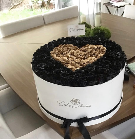 Caja Circular Black Gigante