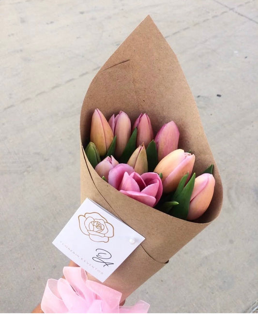 Ramo Tulipanes Rosas