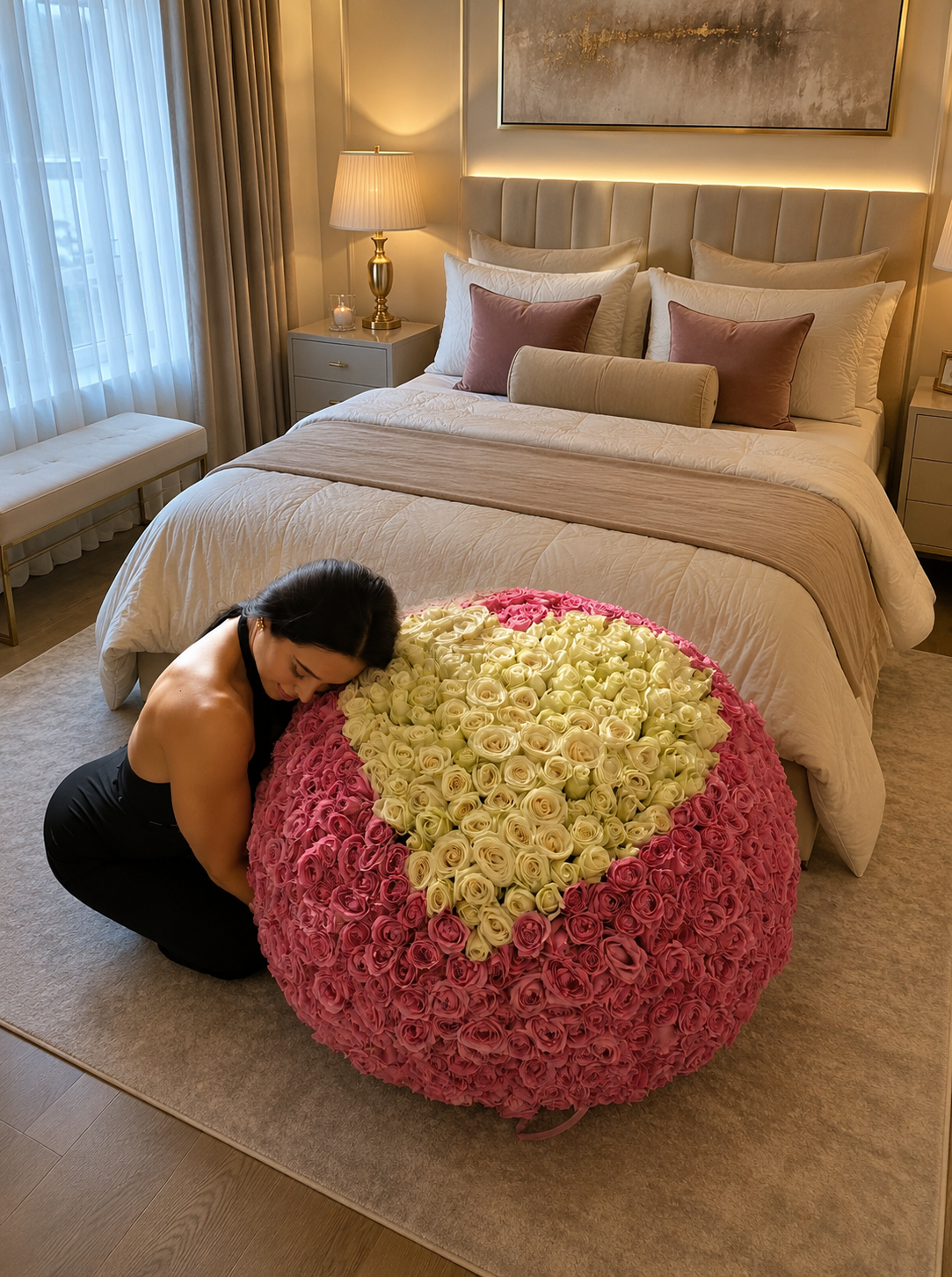 Cilindro Esfera 1000 Rosas