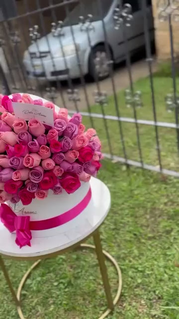 Media esfera rosas