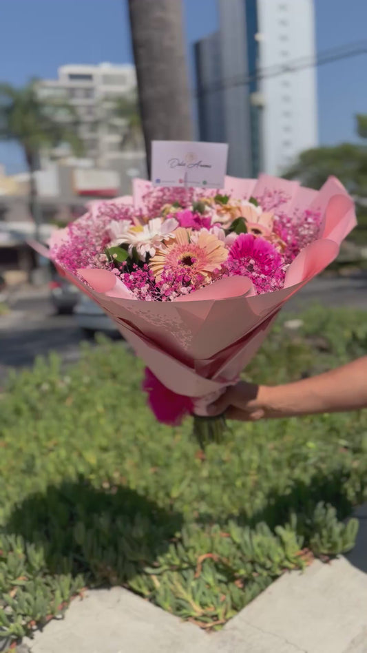 Ramo Gerberas y Gypso