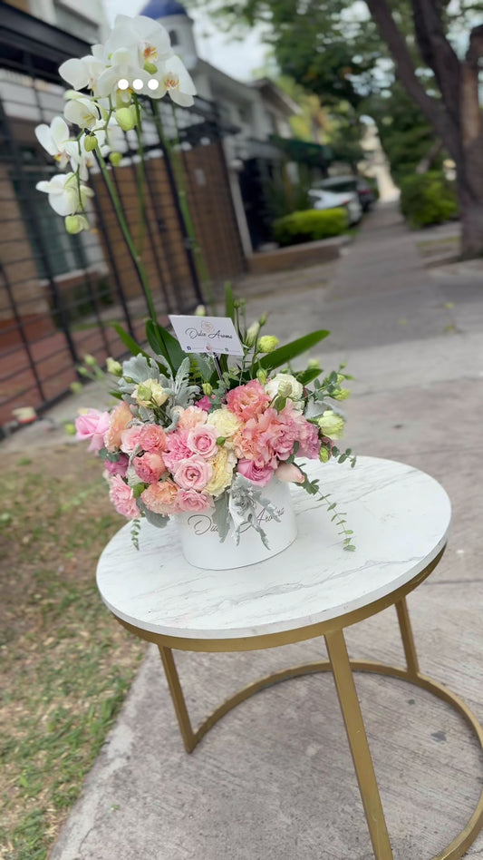 Cilindro orquídea rosa