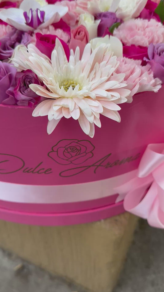 Caja Pave rosa